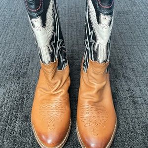 Sam Edelman, western eagle, cowboy boots